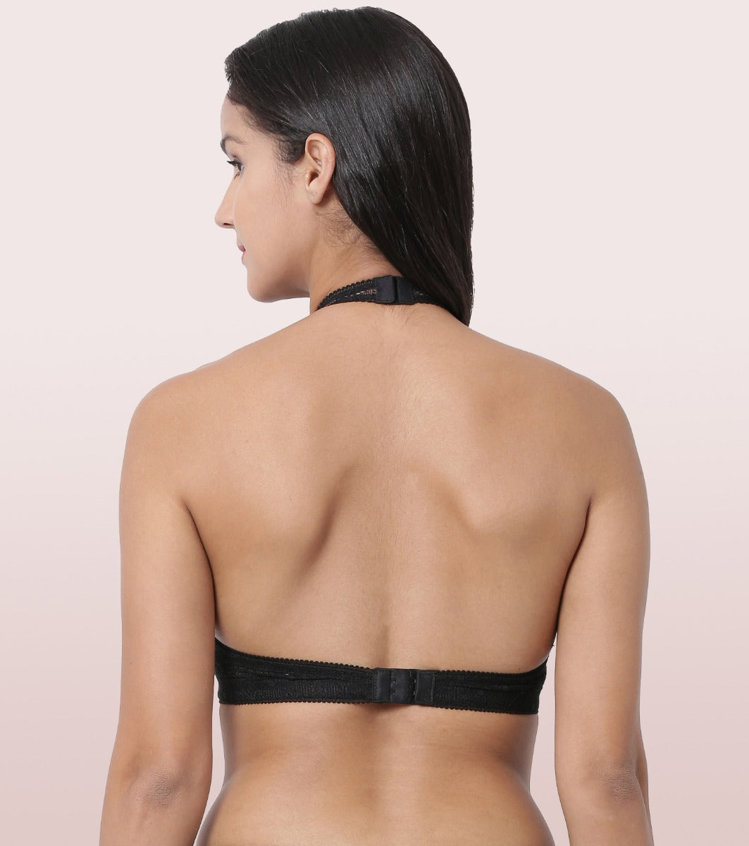 High Neck Halter Bra