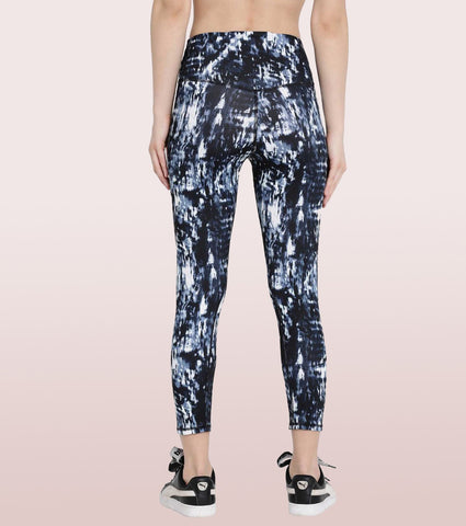 Hugged Leggings | High Waisted 7/8 Dry Fit Printed Leggings