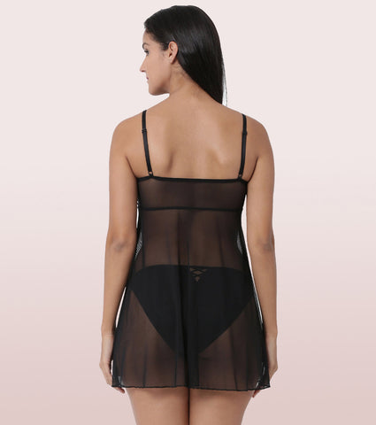 Lace Chemise - Black