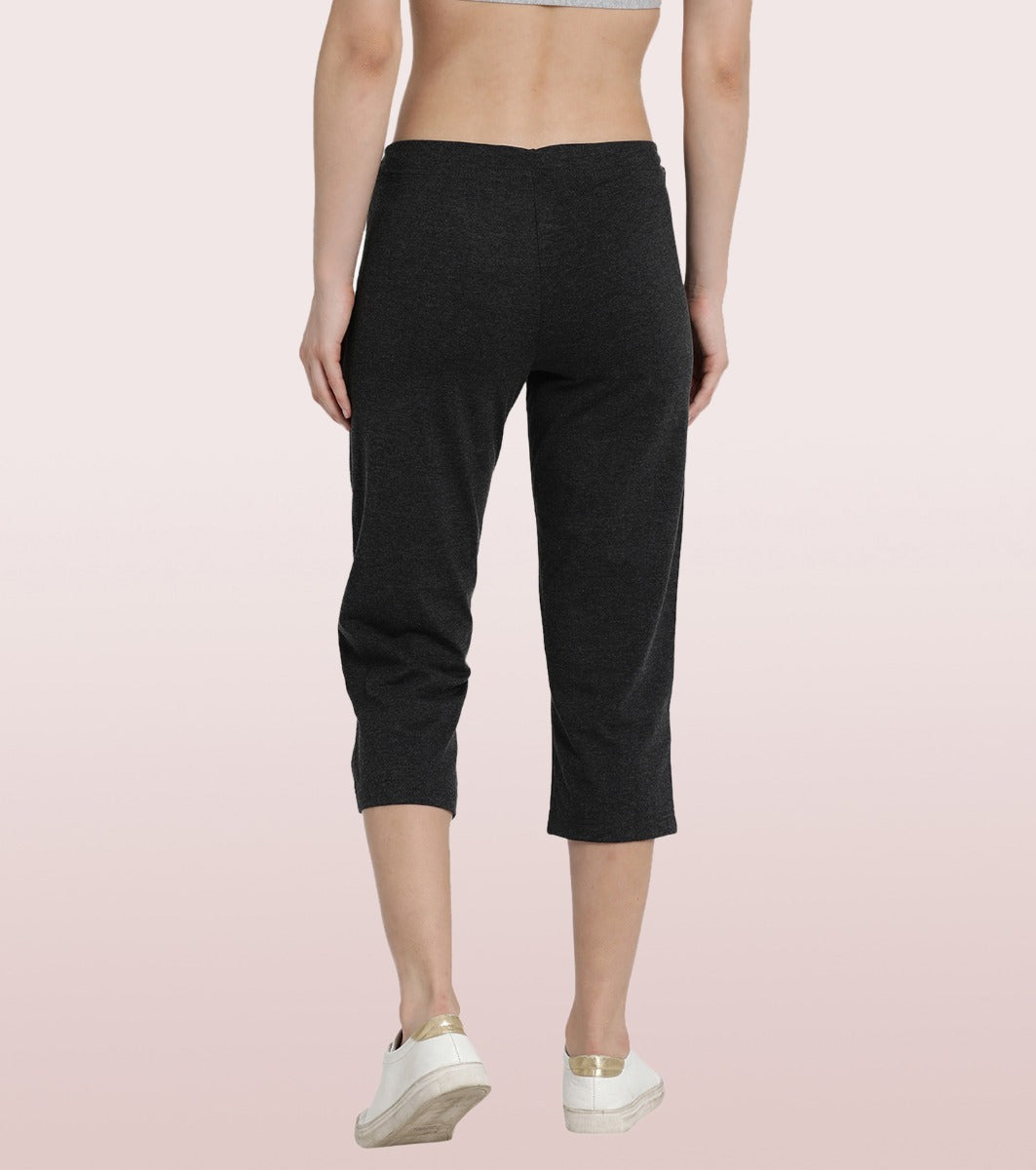 Lounge Capri | Straight Leg Cotton Spandex Capri