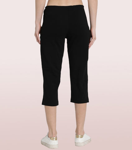 Lounge Capri | Straight Leg Cotton Spandex Capri