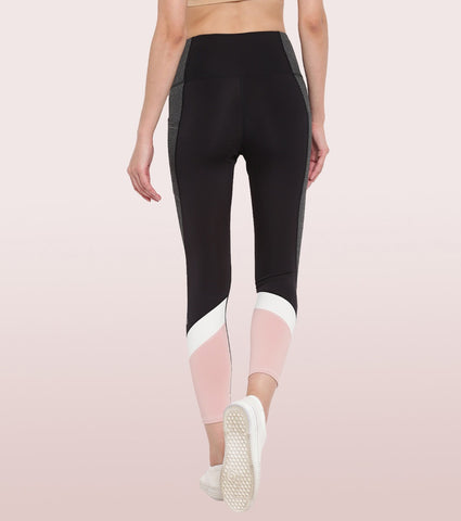 The New Energy Legging | Dry Fit Color Block Engineered Leggings
