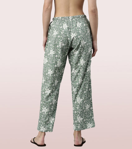 Slounge Pant | Modal Woven Printed Pull-On Pant