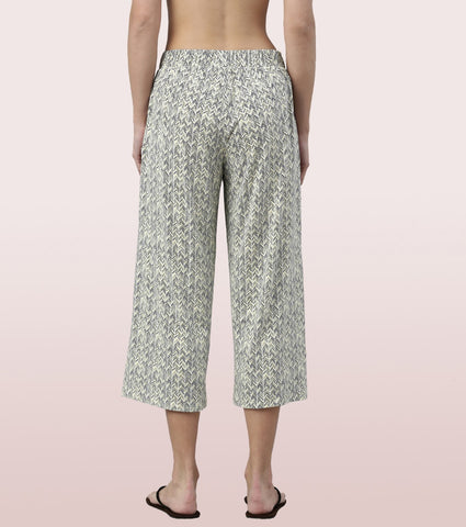 Shop In Culotte | Crop Length Culotte With Smart Side Slits