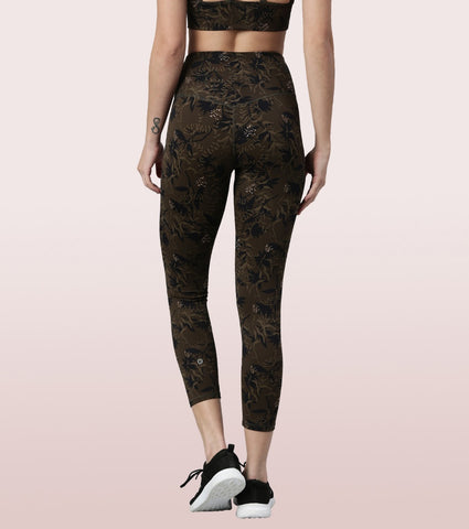 Hugged Leggings | High Waisted 7/8 Dry Fit Printed Leggings