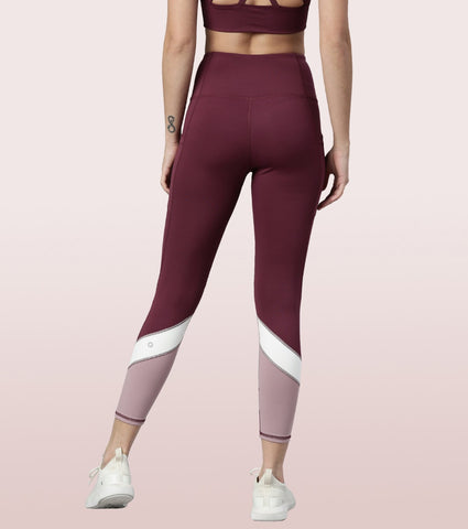 The New Energy Legging | Dry Fit Color Block Engineered Leggings