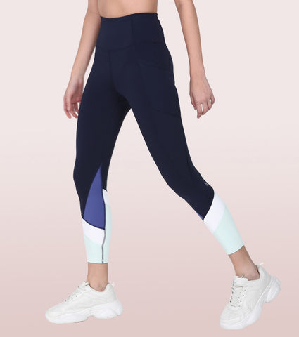 The New Energy Legging | Dry Fit Color Block Engineered Leggings