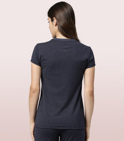 Basic Crew Tee – Solid | Short Sleeve Crew Neck Stretch Cotton Tee