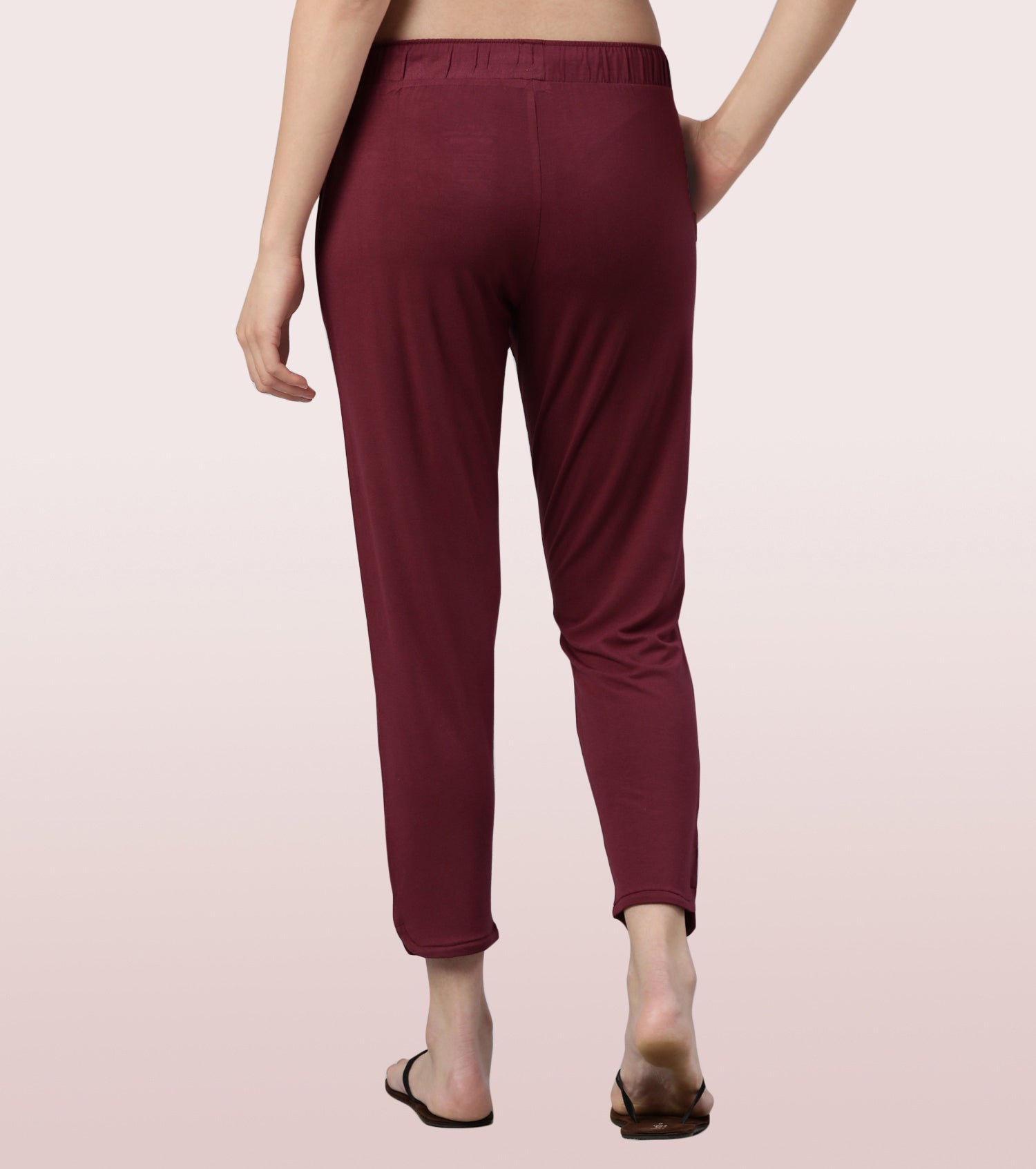 Lazy Pant | Pull-On Flannel Pants With Satin Adjustable Waist Drawstring & Pockets