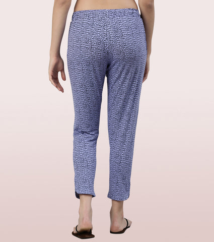 Lazy Pant | Pull-On Flannel Pants With Satin Adjustable Waist Drawstring & Pockets