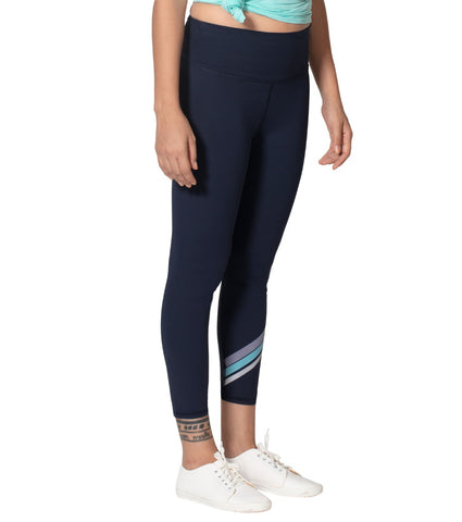 Hugged Legging | Dry Fit Stripe Graphic Print Leggings