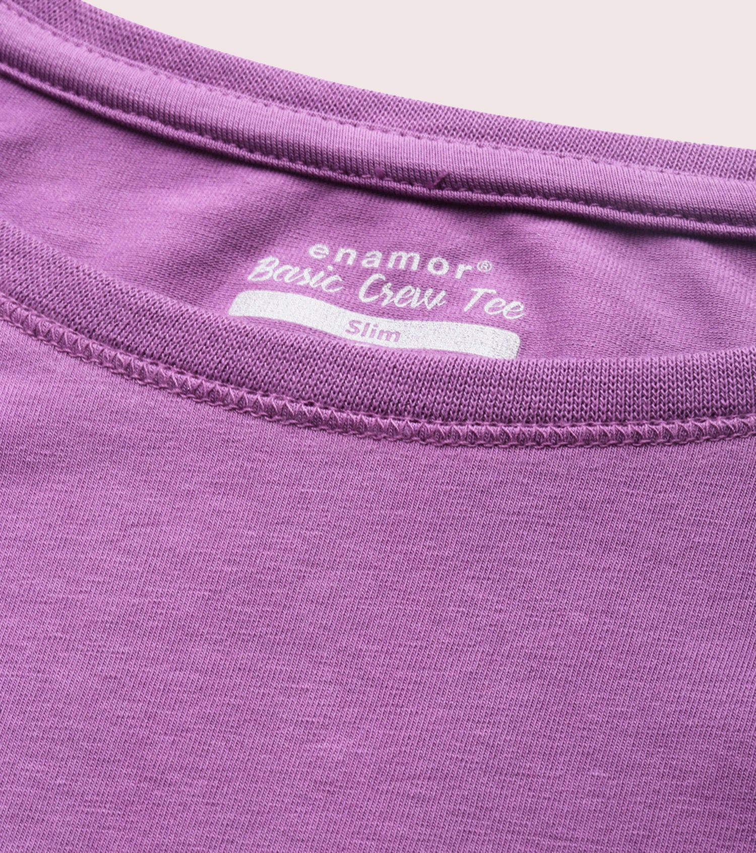 Basic Crew Tee – Solid | Short Sleeve Crew Neck Stretch Cotton Tee