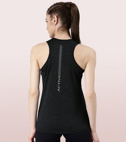 Athleisure- A308
BASIC WORKOUT TANK | DRY FIT RACER TANK WITH REFECTIVE GRAPHIC
RELAXED FIT | REGULAR LENGTH