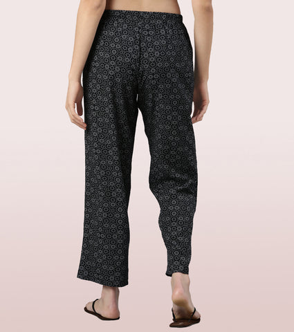 Slounge Pant | Modal Woven Printed Pull-On Pant