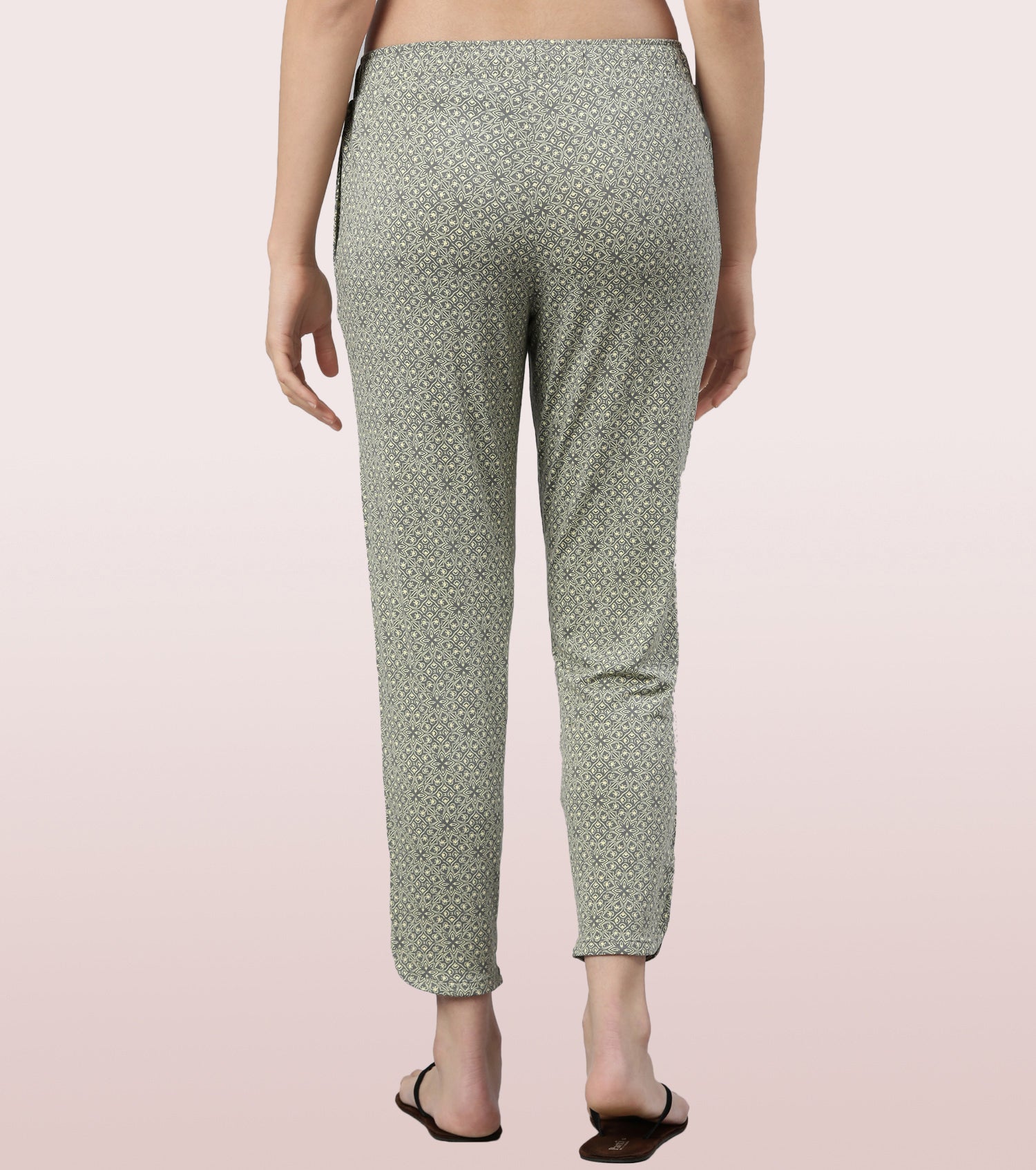 Lazy Pant | Pull-On Flannel Pants With Satin Adjustable Waist Drawstring & Pockets