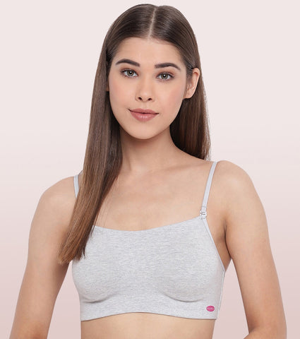 Full Coverage Non-Padded Wirefree Comfort Cami Detachable Bra