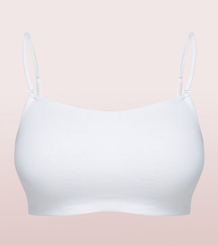 Full Coverage Non-Padded Wirefree Comfort Cami Detachable Bra