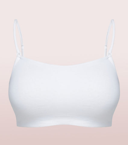 Full Coverage Non-Padded Wirefree Comfort Cami Detachable Bra