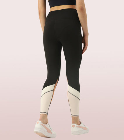 The New Energy Legging | Dry Fit Color Block Engineered Leggings