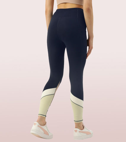 The New Energy Legging | Dry Fit Color Block Engineered Leggings