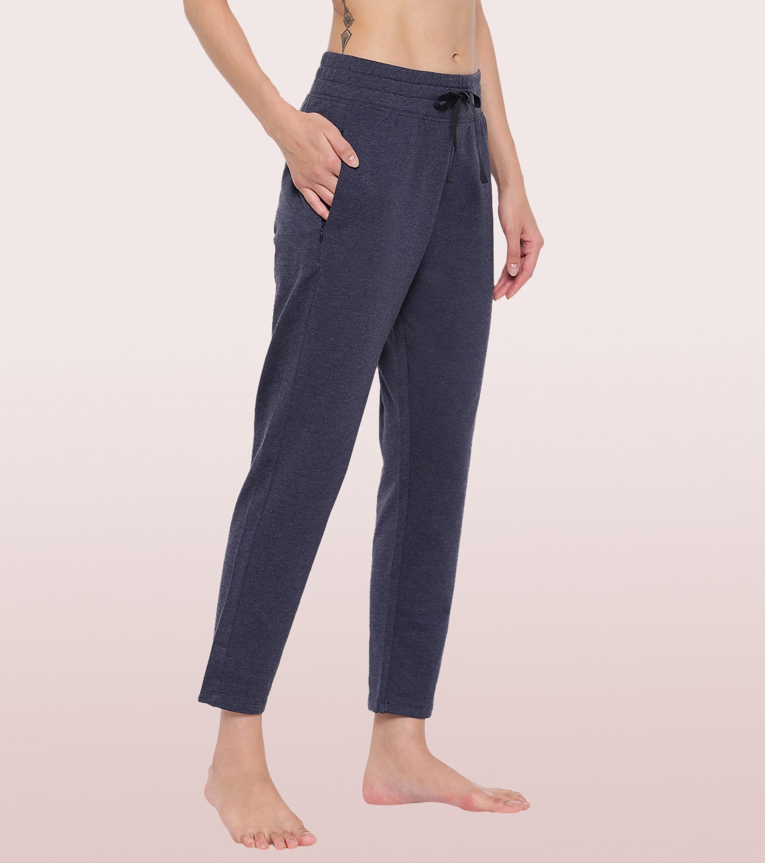 Relax Pants  Cotton Spandex Terry Tapered Pant – Enamor