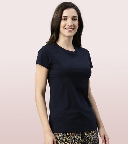 Basic Crew Tee – Solid | Short Sleeve Crew Neck Stretch Cotton Tee