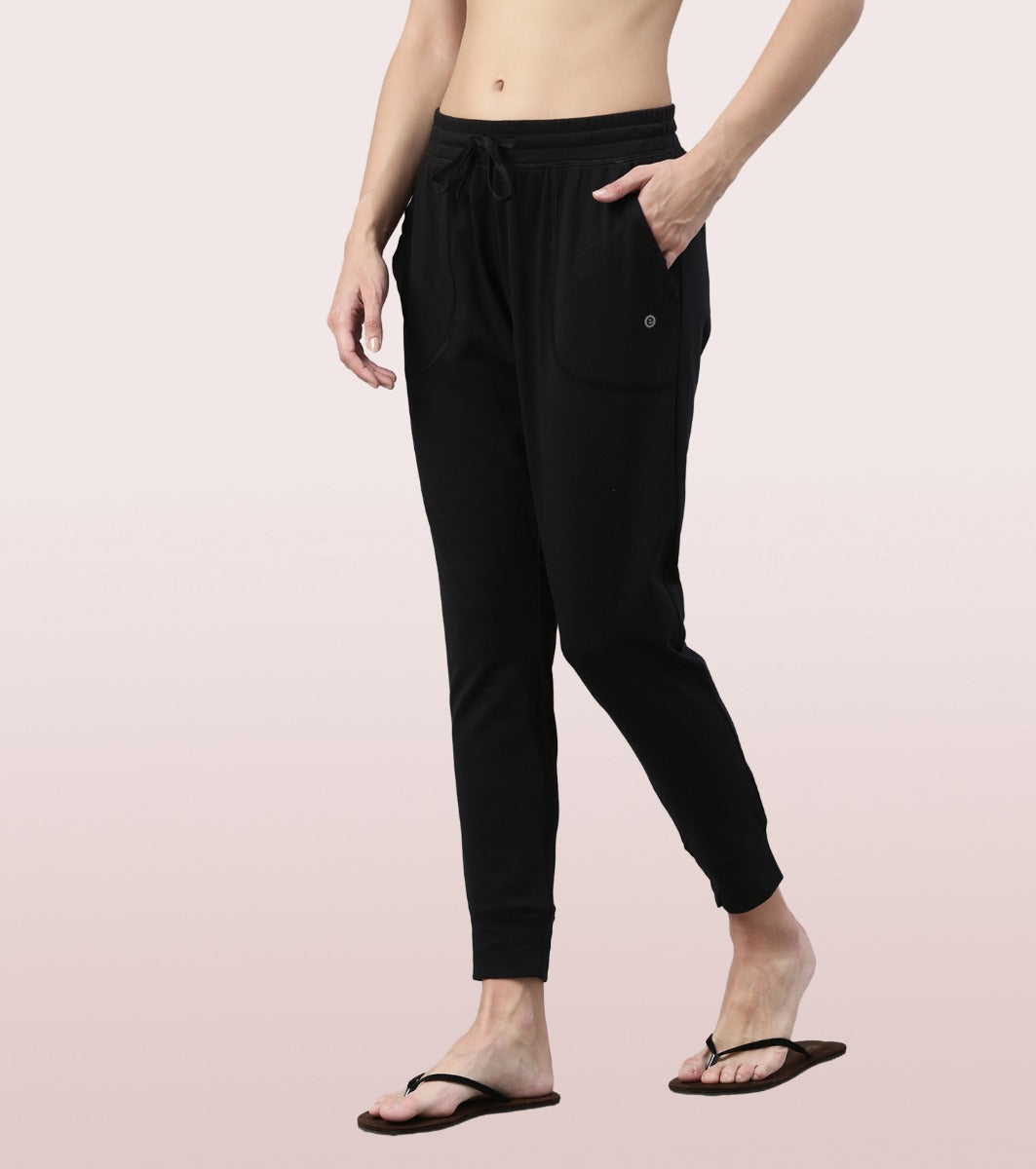 Lounge Jogger | Full Length Cotton Spandex Jogger