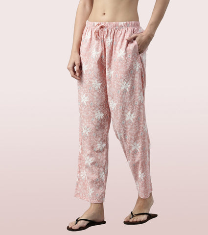 Slounge Pant | Modal Woven Printed Pull-On Pant