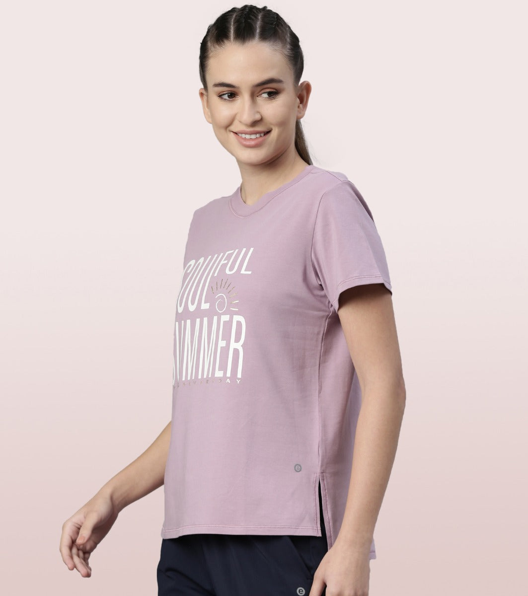 Active Cotton Tee | Short Sleeve Anti-Odour Cotton Tee With Graphic