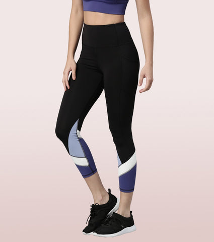 The New Energy Legging | Dry Fit Color Block Engineered Leggings