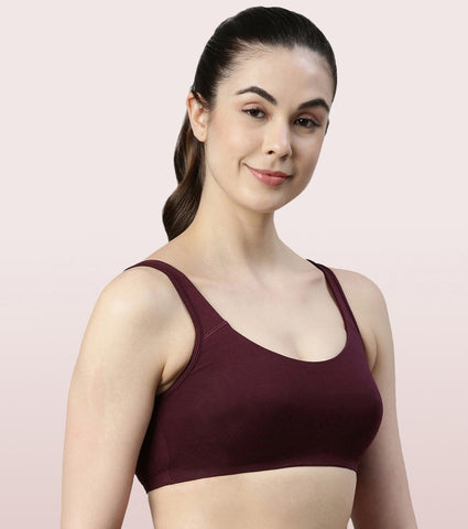 Low Impact Cotton Bra