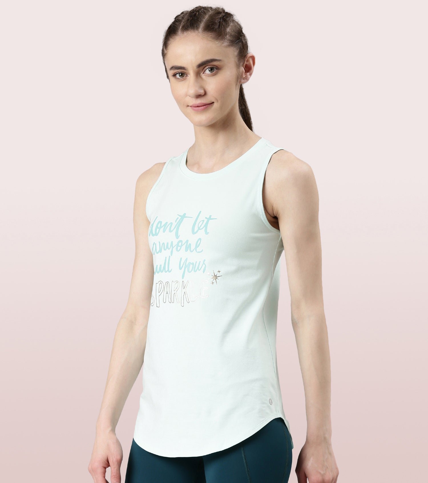 Athleisure- A307
ACTIVE COTTON TANK | ANTI ODOUR COTTON GRAPHIC HIP COVERING LONG LENGTH TANK
RELAXED FIT | LONG LENGTH