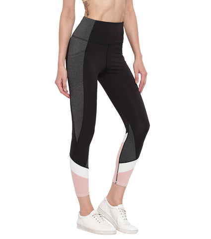 The New Energy Legging | Dry Fit Color Block Engineered Leggings