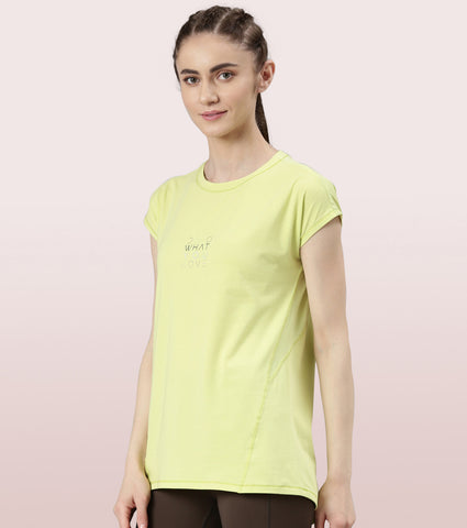 Active Stay Fresh Tee | Dry Fit Cotton Spandex Workout Tee
