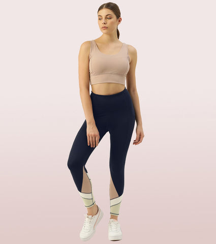The New Energy Legging | Dry Fit Color Block Engineered Leggings