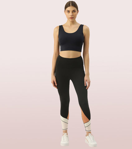 The New Energy Legging | Dry Fit Color Block Engineered Leggings