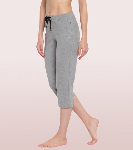 Lounge Capri | Straight Leg Cotton Spandex Capri