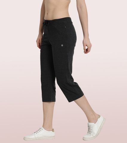 Lounge Capri | Straight Leg Cotton Spandex Capri