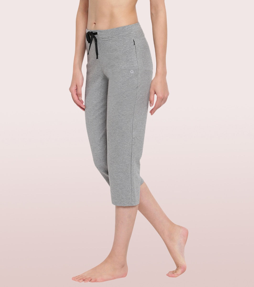 Lounge Capri | Straight Leg Cotton Spandex Capri