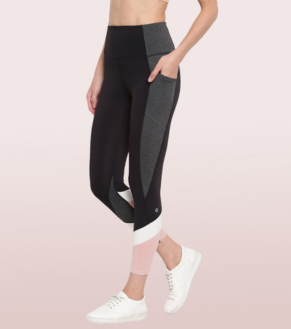 The New Energy Legging | Dry Fit Color Block Engineered Leggings