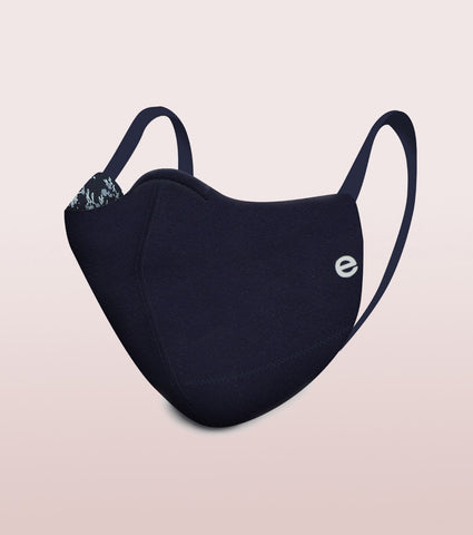 REVERSIBLE MASK : 4-Layer Safety Mask With Cotton | >95% Protection | Adult Mask - Pack of 3