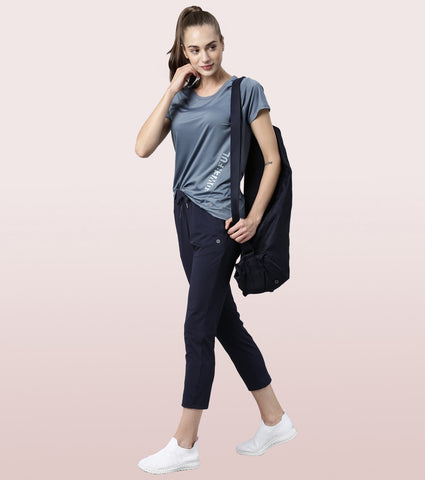 Basic Active Tee | Raglan Sleeve Scoop Neck Dry Fit Graphic Tee
