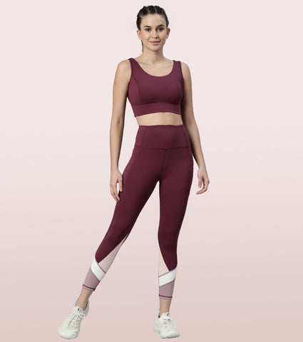 The New Energy Legging | Dry Fit Color Block Engineered Leggings