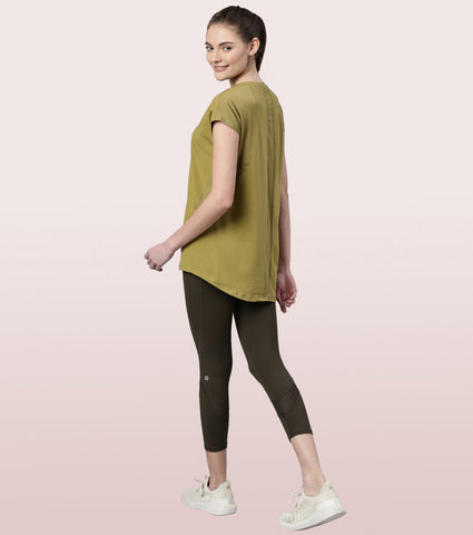 Active Stay Fresh Tee | Dry Fit Cotton Spandex Workout Tee