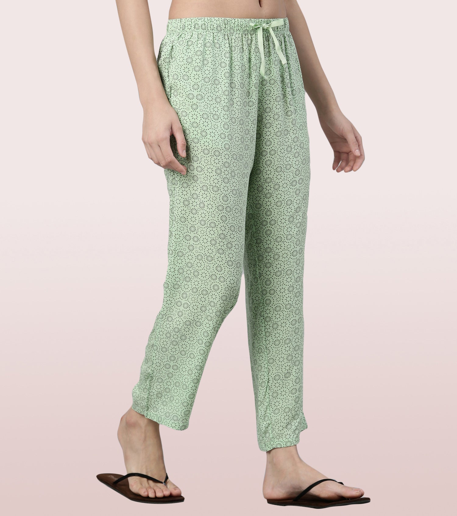 Slounge Pant | Modal Woven Printed Pull-On Pant
