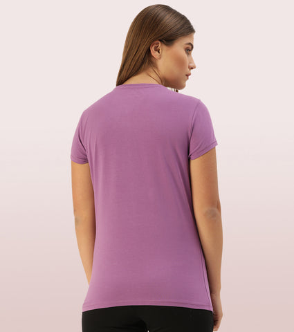 Basic Crew Tee – Solid | Short Sleeve Crew Neck Stretch Cotton Tee
