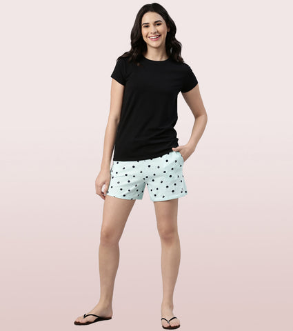 Basic Shorts | Mid-Thigh Length Jersey Shorts With Pockets