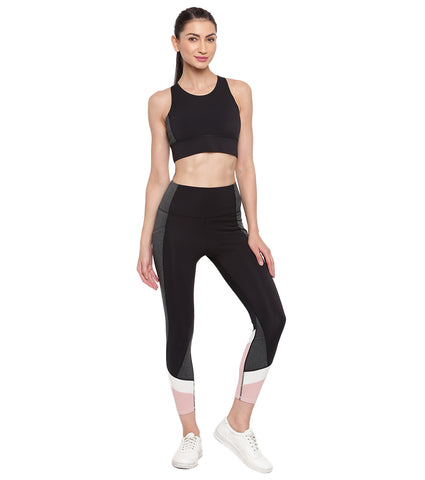 The New Energy Legging | Dry Fit Color Block Engineered Leggings
