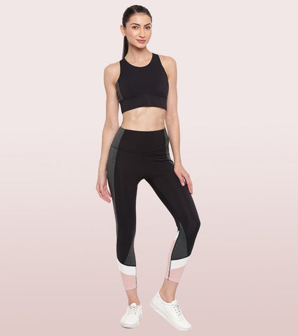 The New Energy Legging | Dry Fit Color Block Engineered Leggings