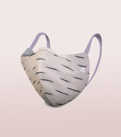 IKAT CRAFT MASK : 3-Layer Reversible Safety Mask with Cotton Comfort | >95%* Protection | Adult Mask - Pack of 2